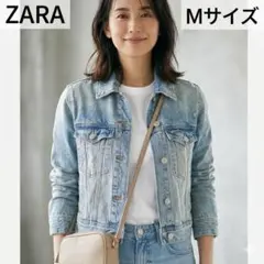 ZARA ザラ デニムジャケット Gジャン ライトブルー ヴィンテージ加工 XS