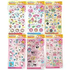 【151】サンリオキャラクターズ キラッとシール2　全６種　ホログラムシール