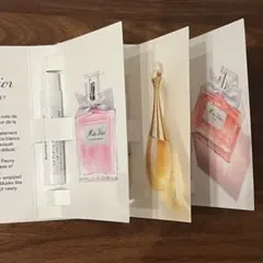 Dior 香水サンプル 1ml×3点（3種の香り）未使用 人気のサムネイル