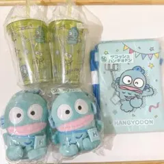 ハンギョドン 산리오 히트 쿠지 はぴだんぶい 5点セット マスコット タンブラー