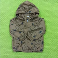 98cm　H&M　スヌーピー　内側フリース　アウター　ウインドブレーカー