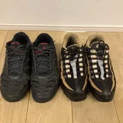 NIKE AIR MAX PLUS ブラック レッド エアマックス95ゴールドのサムネイル