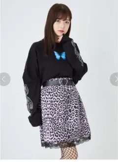 Jamieエーエヌケー　レオパードハイウエストスカートのサムネイル