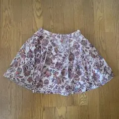 花柄スカート
