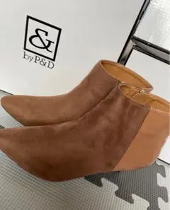 新品難アリ&by P＆D スエードシューティーショートブーツピンキー＆ダイアンのサムネイル