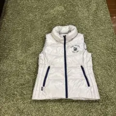 【超美品】フィラゴルフ ダウンベストジップ　ダウン80％ フェザー20％