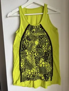 ZUMBA蛍光イエロータンクトップ　XS 正規品