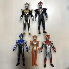 ウルトラマン　ロッソ　ブル　グリージョ　グルーブ　ルーブ　ソフビ　5体セット