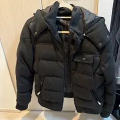 ダウン　AZUL by moussy ブラック ダウンジャケット