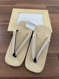 【新品】男性用草履　下駄雪駄　26.5㎝　和装