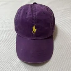 ポロ ラルフローレン キャップ 帽子 紫 パープル キッズ レディース