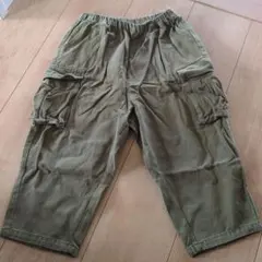 PAIRMANON ストリート　カーゴパンツ カーキ 100cmのサムネイル