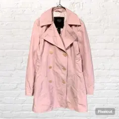 COACH トレンチコート ベージュ ウエストヒモ付き シグネチャー XS