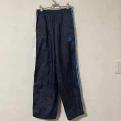 adidas ネイビー ロングパンツ サイドストライプ