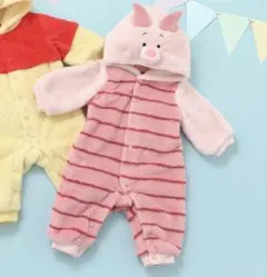 ベビー服 ロンパース ディズニー　くまのプーさん　フード付カバーオール