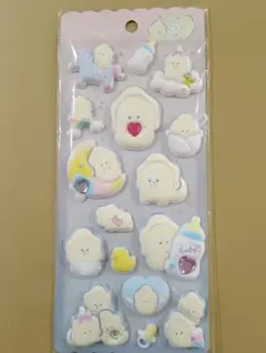 つぶらな瞳 ぷくぷくシール