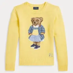 【新品】ポロベアセーター イエロー 130 S