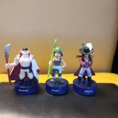 ワンピース フィギュアセット Shirohige Usopp Mihawk