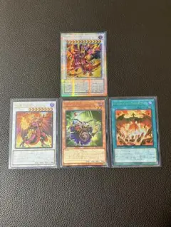 遊戯王 紅蓮の王者 スカーレッド・ハイパーノヴァ・ドラゴン プリズマ