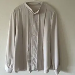 美品★ロペピクニック ★ベージュ ピンタック 長袖シャツ38