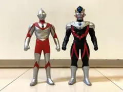 ソフビ　ミニソフビ　ウルトラマン　ウルトラマン、ウルトラマンタイタスのセットのサムネイル
