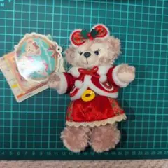 ディズニー　シェリーメイ　ぬいぐるみバッジ　ぬいバ　クリスマス