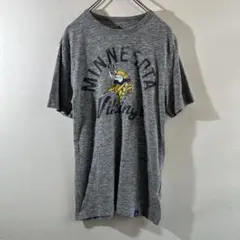 T-353 Minnesota Vikings プリント Tシャツ S グレー