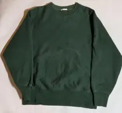 ダークグリーン Sサイズ 長袖トレーナー