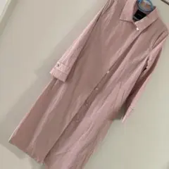 未使用　アンタイトル　ピンク ロングコート　レディーススプリングコート　40