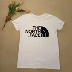 THE NORTH FACE ホワイト Tシャツ 半袖レディースMノースフェイス