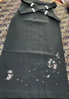 黒 桜柄 袴 Lサイズ