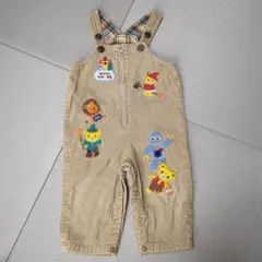 ミキハウス　mikihouse　オズの魔法使い　オーバーオール　80