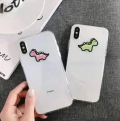 スマホケース iPhoneケース 6/XS/XR 恐竜　グリーン