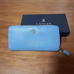 LANVIN en Bleu 長財布 ラウンドファスナー
