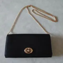 コーチ★チェーン財布斜め掛けにも★