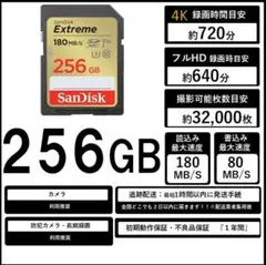 48.サンディスクExtreme SDカード256GB .10 - メルカリ