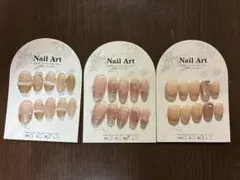 ネイルチップ まとめ売り 3点セット 未使用 M