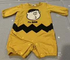 ドラえもん☆ ジャイアン　ロンパース 50-60cm