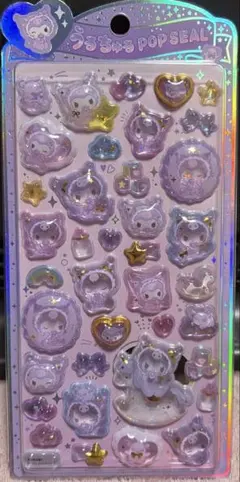 【国内正規品】　うるちゅるポップシール　サンリオ　クロミ