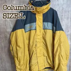 Columbia コロンビア　マウンテンジャケット　インナー付　L　黄×黒