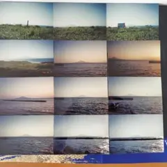 風景写真 海と山の景色　利尻島