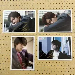 超特急 リョウガ サイン入り×3(＋ノーマル)生写真 4点セット