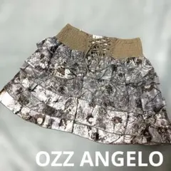 美品 レア ozz angelo プリント フレア ミニスカート y2kのサムネイル