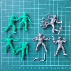 仮面ライダー倶楽部 消しゴム マスクライダー フィギュア パーツ 昭和