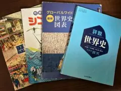 詳説 世界史 探究・最新 世界史図表・歴史・シンポジウム　別売り可‼︎