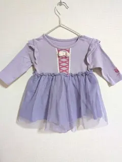 ラプンツェル ベビードレス ロンパース 70