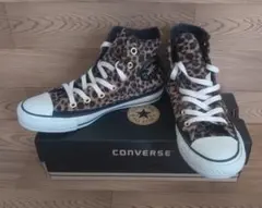 コンバース オールスター レオパード2 ハイカット US5 24cm USED品