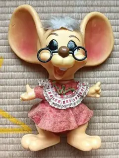1970’s トッポジージョ ビンテージ 貯金箱 ソフビ TOY ヒッコリー 1970's トッポジージョ ビンテージ 貯金箱 ソフビ TOY