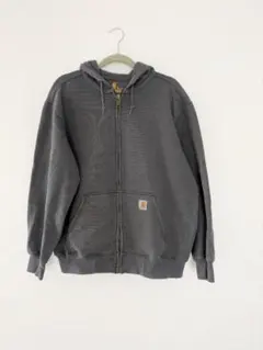 Carhartt ダークグレー ジップアップパーカー