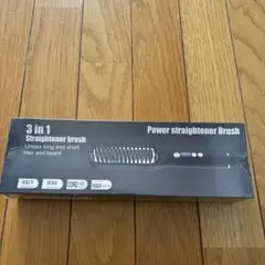3 in 1 ストレートヒートブラシ 新品